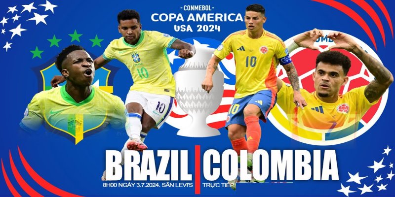 SV88 Soi Kèo Brazil vs Colombia, 08h00 ngày 3/7 – Copa America