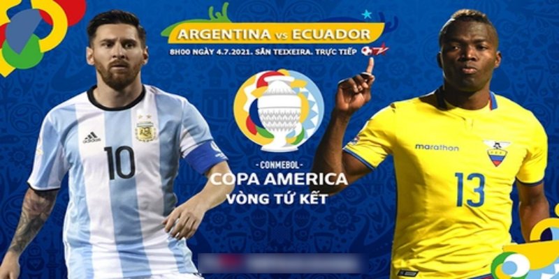 Đội hình dự kiến ra sân của hai đội Argentina vs Ecuador