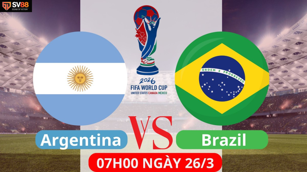 Soi kèo Argentina vs Brazil - 07h00 - 26/03 - Vòng loại WC 2026